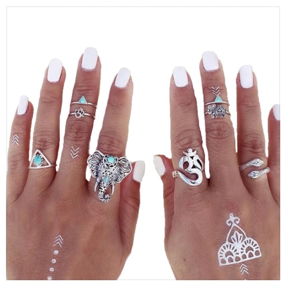 Jewelry - ELEPHANT OHM RING SET                   🎉ℋℙ🎉